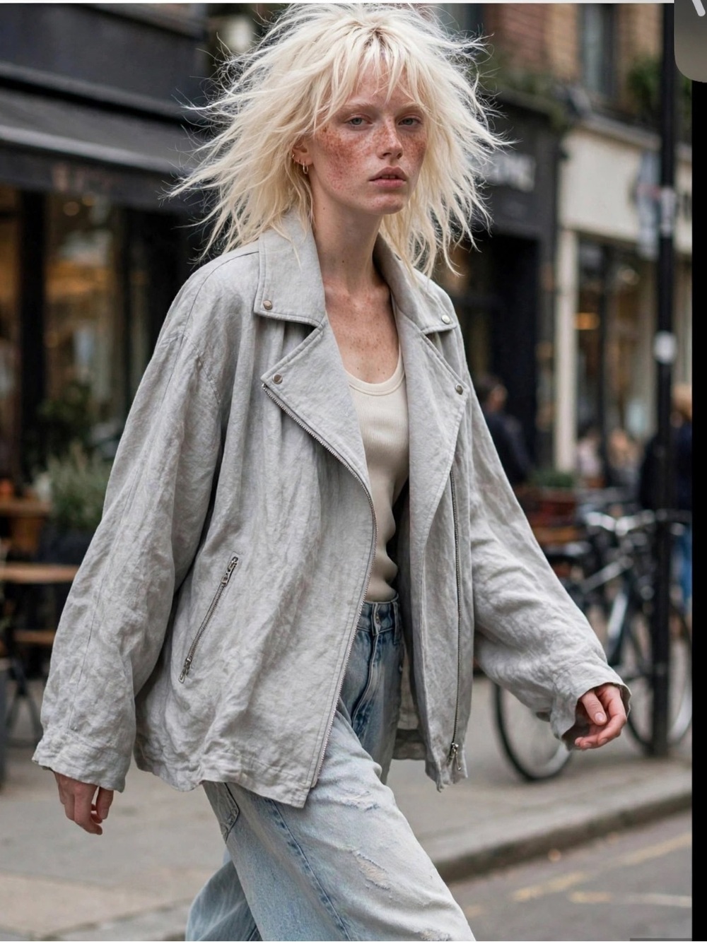 Free People cotton/ linen jacket